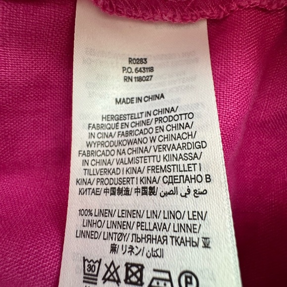 Boden Linen Pull On Shorts Size 8 - Picture 6 of 8